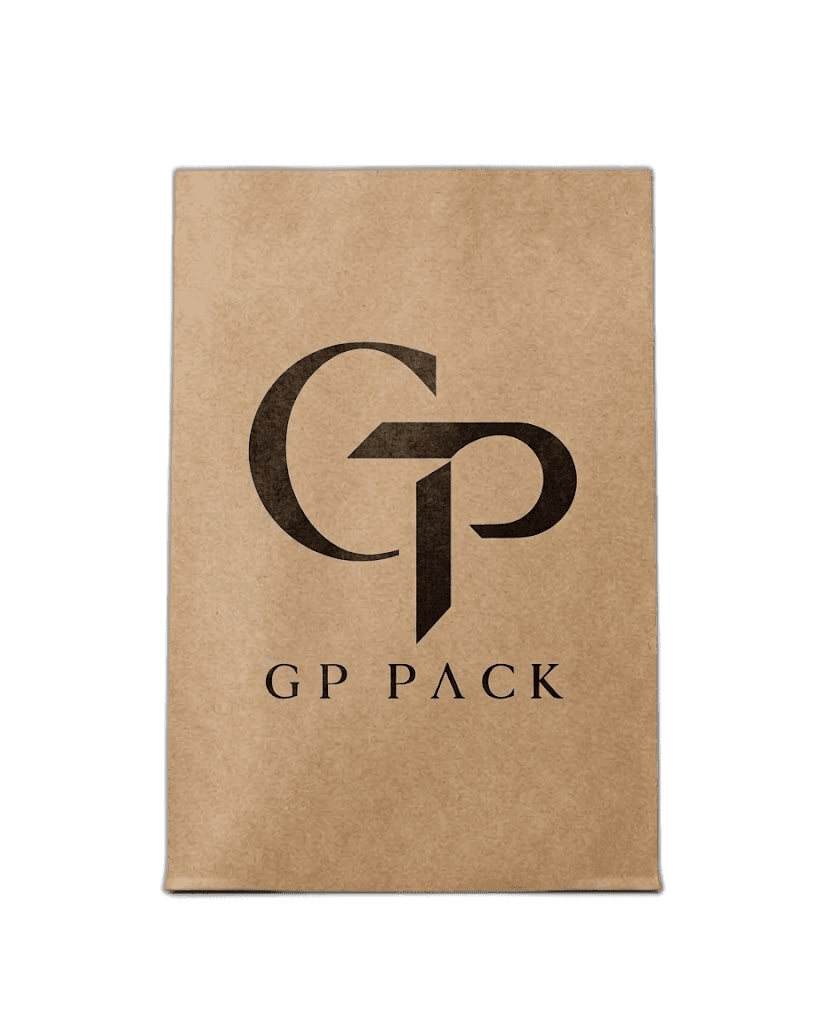 GP Pack logolu kraft poşet
